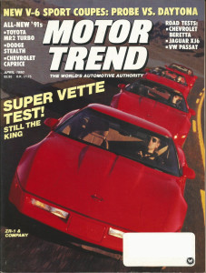 MOTOR TREND 1990 APR - CORVETTES, MR2 TURBO, STEALTH
